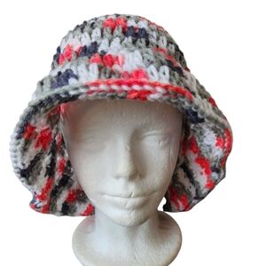 Red And White Buckethat